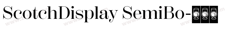 ScotchDisplay SemiBo字体转换
